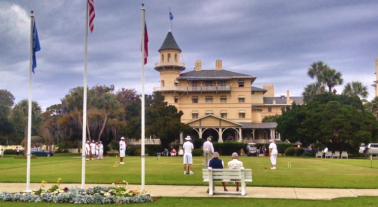 Croquet on the Lawn at Jekyll Island Club Hotel
