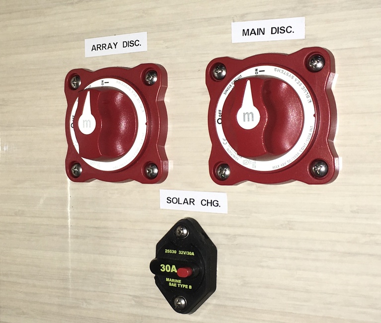 Solar Array Disconnect Switches