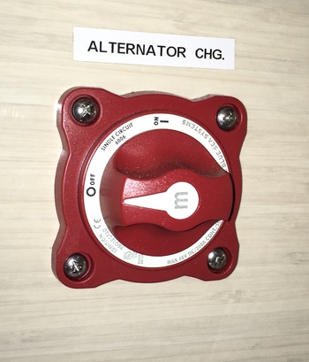 Alternator Disconnect Switch