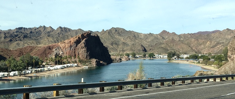 One of Many RV Parks on Lake Havasu