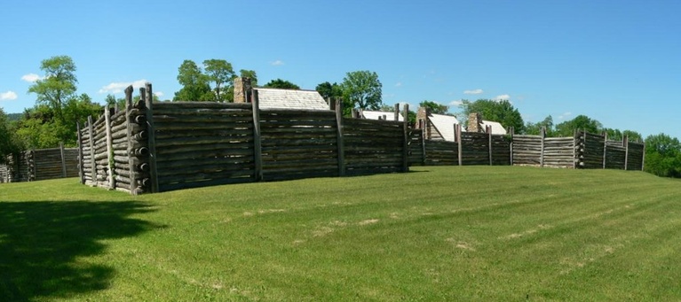 Outside View of Fort Roberdeau