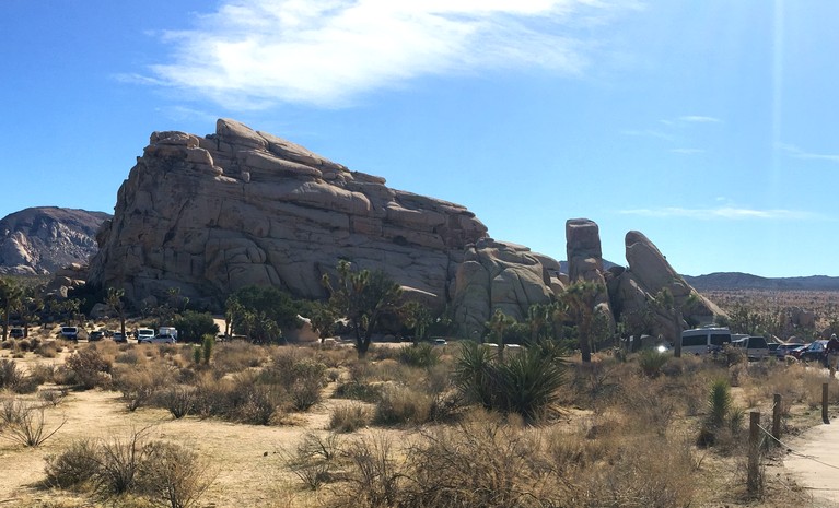 Large Slabs at Hidden Valley Parking Lot