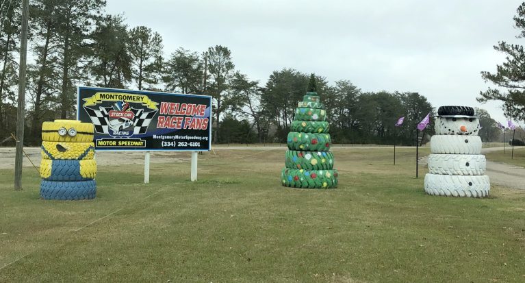 Montgomery Speedway Has Upped Their Decorations Since Our Last Visit