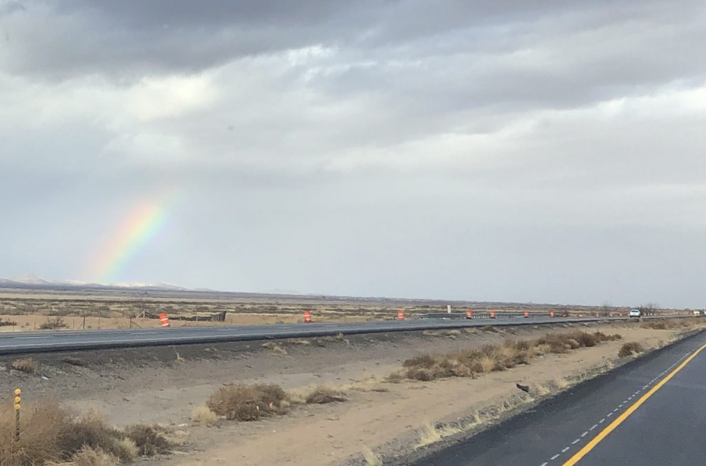 Faint Rainbow in the Distance