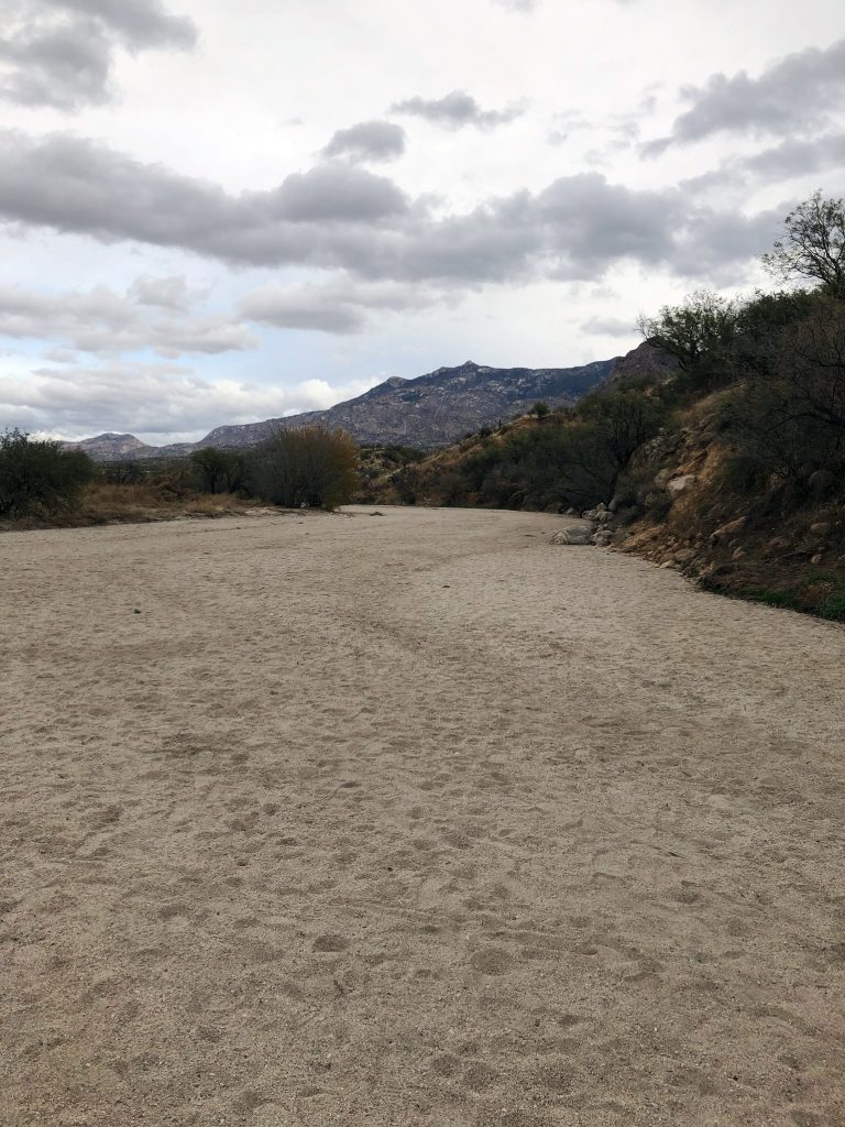 Sutherland Wash is Dry