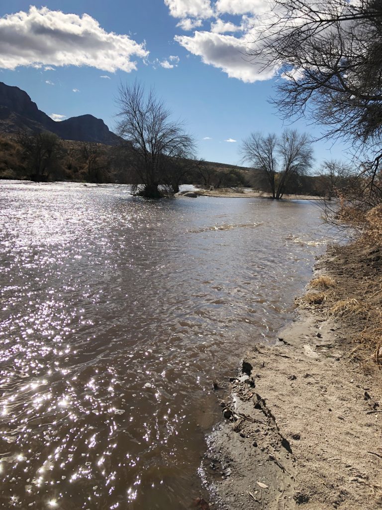 Sutherland Wash is Running